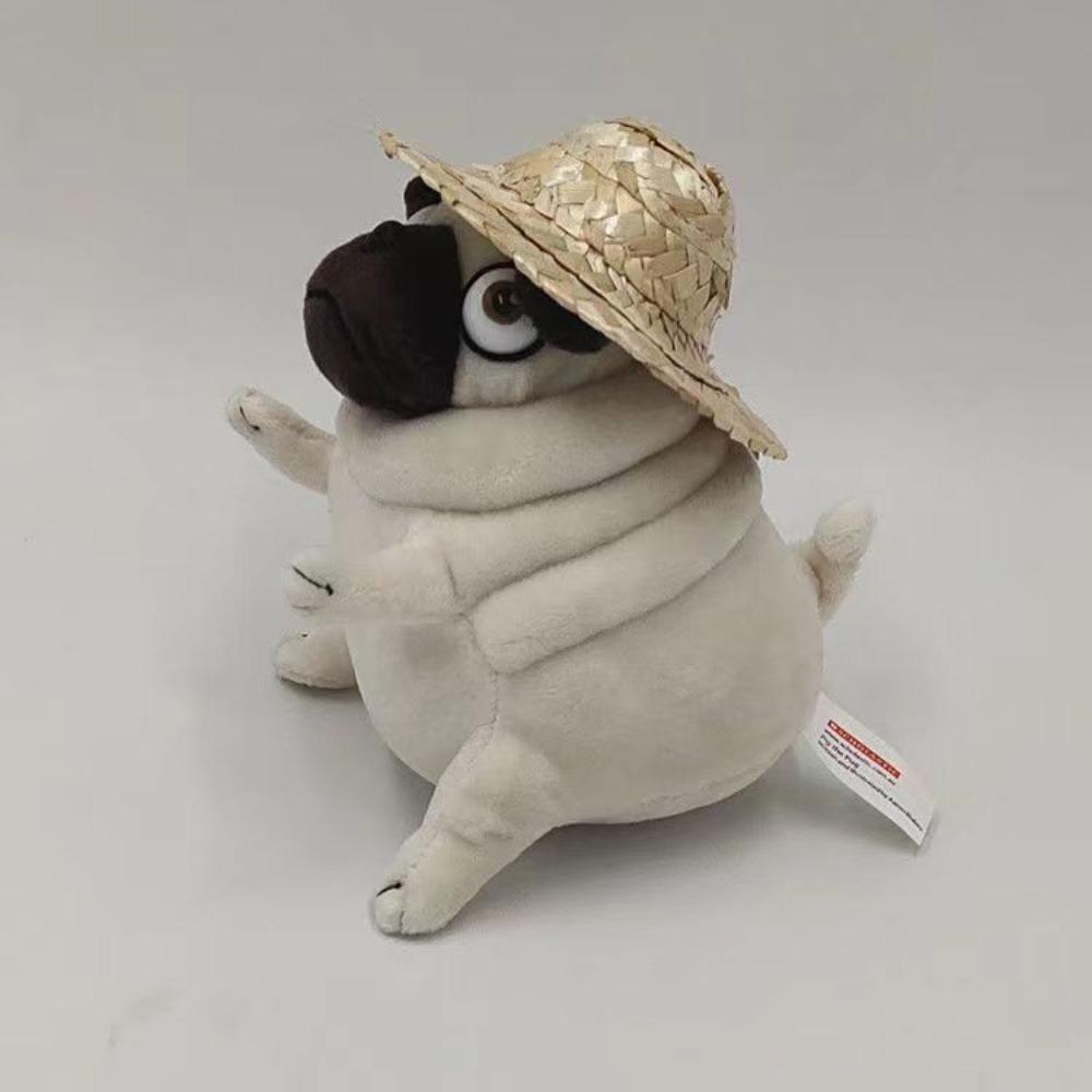 Dog Plush Pug Dog Octopus Sand Sculpture Puppy Cartoon Simulation Animal Model