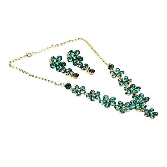 Комплекты украшений для женщин, ожерелье-чокер с кристаллами, комплект украшений с серьгами для девочек/женщин