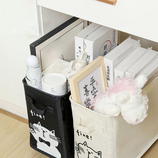 Storage Basket Laundry Bin with Wheels Handle Design Large Capacity