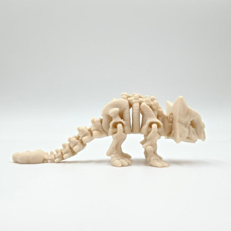 3D Printed T-Rex Skeleton Toy Full Body Articulated Joints Realistic Dinosaur Animal Model for Collection Enthusiasts