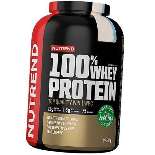 Сывороточный Протеин быстрого приготовления, 100% Whey Protein, Nutrend  1000г Малина (29119010)
