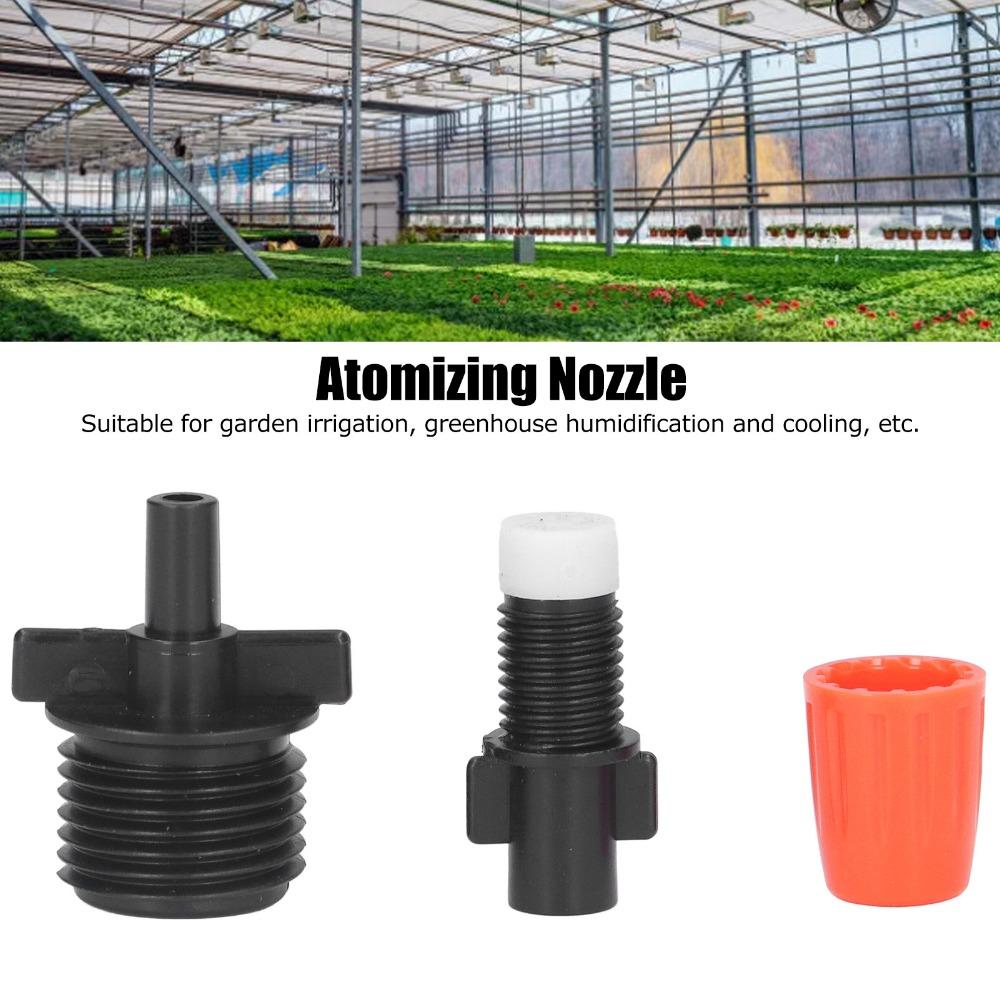 50pcs Easy To Install Misting Nozzle POM Water Spray Nozzle Water Spray Head  Seedling Cultivation
