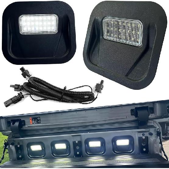 LED Tailgate Step Light Truck Bed Multi-Pro Lamp Assembly Kits Compatible With -2025 GMC Sierra 1500 2500 HD 3500 HD,-2025 Chevrolet Silverado 1500