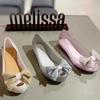 Melissa Women's Jelly Sandals 2025 - Bow Detail, Open-Toe, Fragrant, Mother & Daughter Matching Styles.