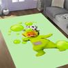 Teletubbies Scooter Adventure Themed Anti-Slip Rugs - Polyester Home Decor, Suitable for Bedrooms, Living Rooms, Doorways, Studios, and Decorations
