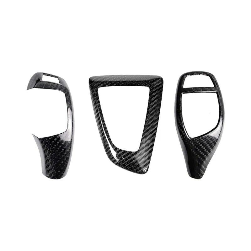 Текстура из углеродного волокна для BMW F30 F10 F15 F07 F20 F21 F22 F32 F34 F35 5GT Автомобильная панель переключения передач Рама Ручка переключения передач Крышка головки Отделка
