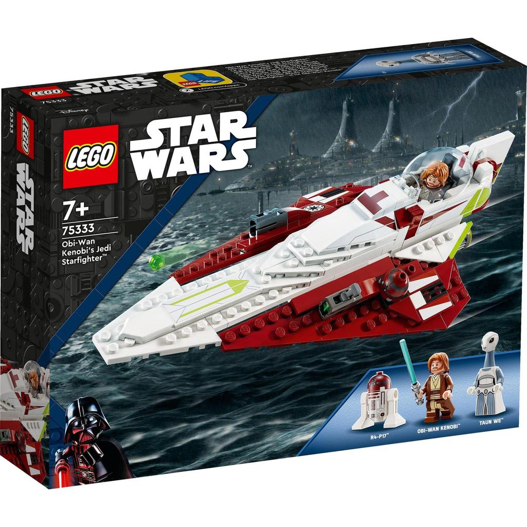 LEGO Star Wars Jedi Starfighter 75333 Игрушечный блок Present Space Boy Мальчики от 7 лет и старше Оби-Ван Кеноби (TM)