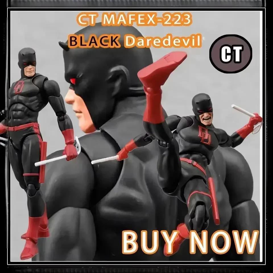 В наличии Ct Playthings Сорвиголова Черно-Красная Фигурка SHF Mafex 223 Комиксная Версия Аниме Экшн-Фигурка Фигурка Статуя Модель Подарки Детские Игрушки