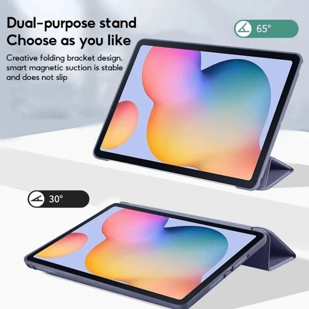 Чехол для Lenovo Tab P12 12,7 дюйма TB-375FC Автоматическое пробуждение Подставка Обложка для планшета Xiaoxin Pad Pro 12.7 TB-371FC Магнитные умные чехлы Capa