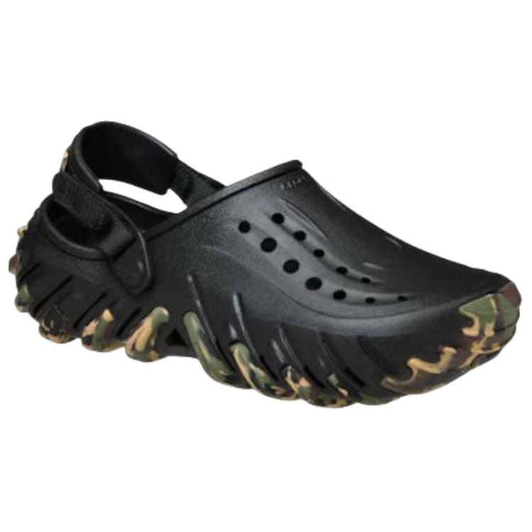 Crocs Эхо Ро Клог Унисекс Черный Мультиколор Камуфляж 212095-0C4