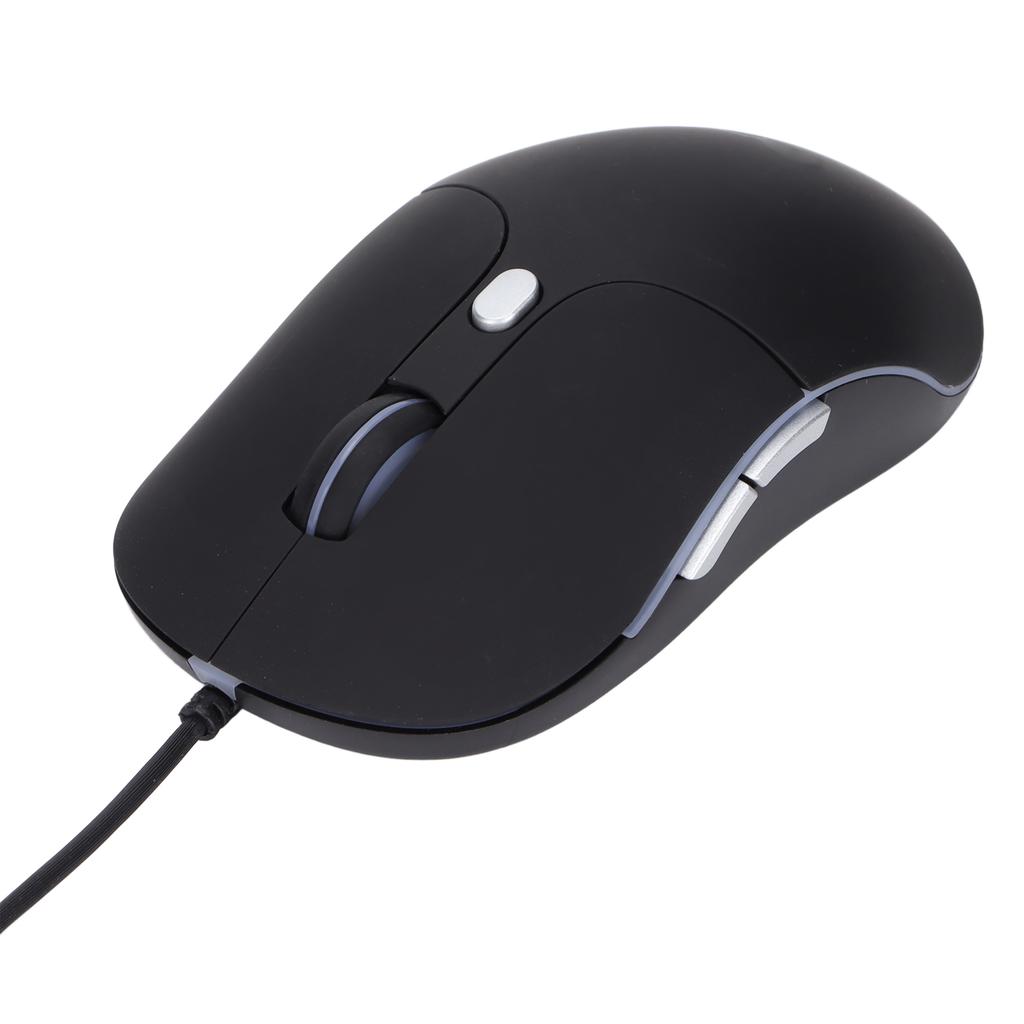 Gaming Mouse Colorful Lights Matte Texture Smart Connection 4 Speed Optical Engine Wired Mouse