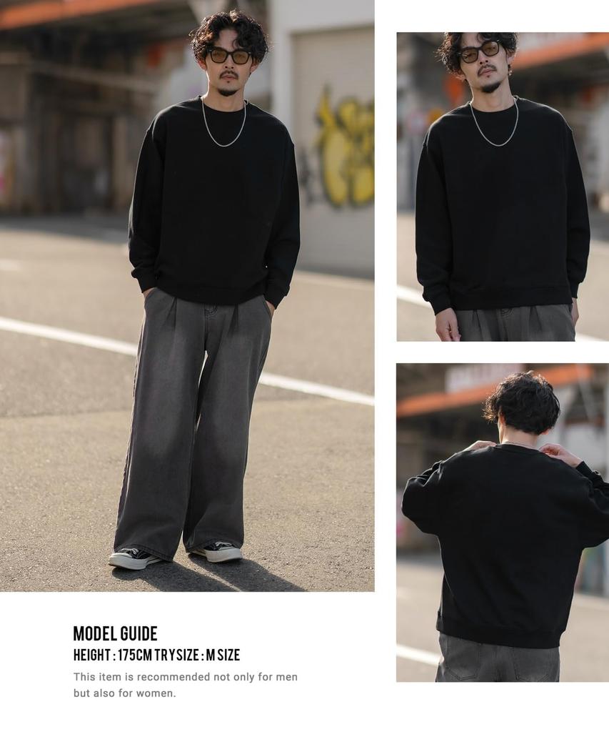 Улучшенный мужской однотонный флисовый свитшот, SIDE23-088, 80007, пепельный