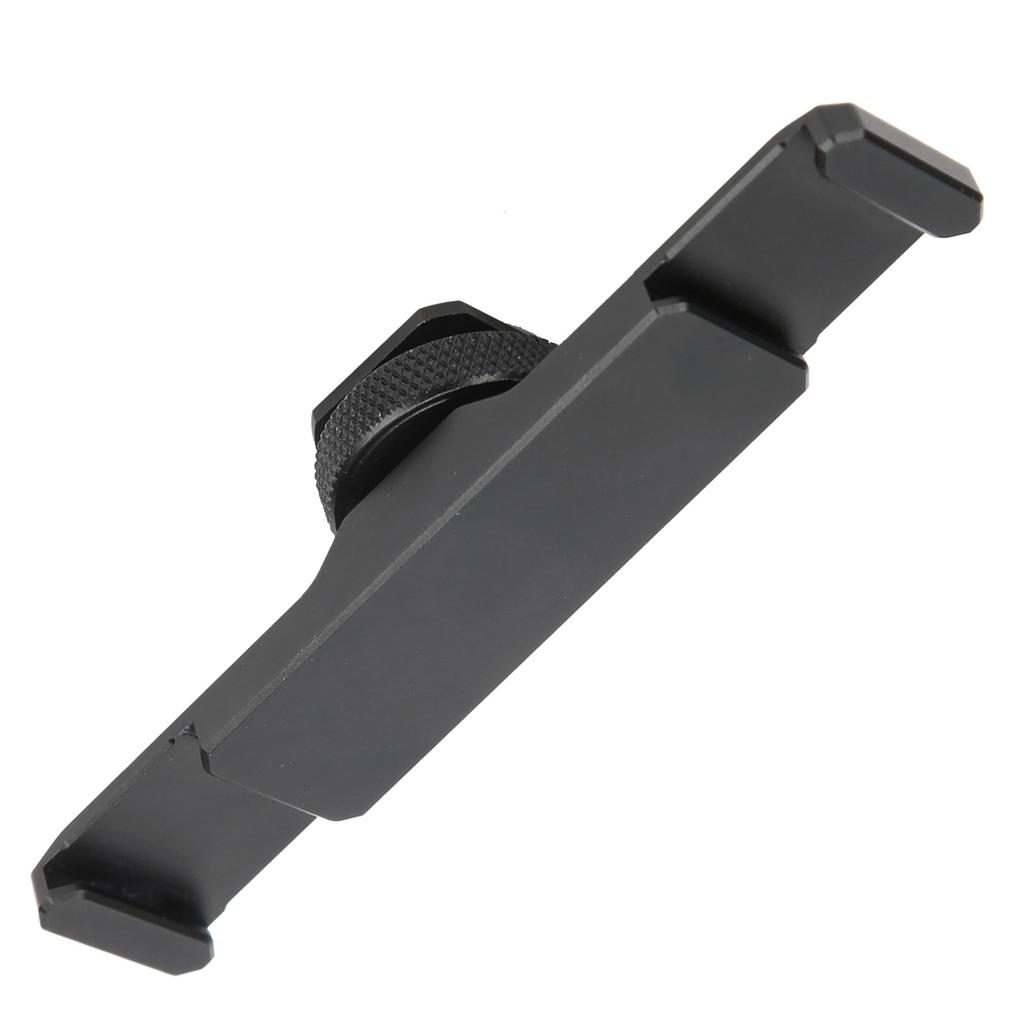 Dual Bracket Cold Shoe Mount Extension Bar for LED Video Light Microphone Live Streaming