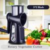 5-in-1 Stainless Steel Vegetable Slicer & Shredder with Strong Suction Cup Base - Includes Cheese Grater, Easy To Use & Store, Ideal Kitchen Gift