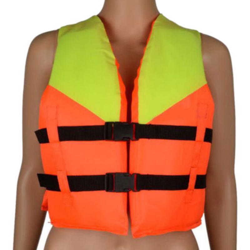 Детский оранжевый пенный спасательный жилет для плавания, гребли, катания на лыжах в паводковой воде