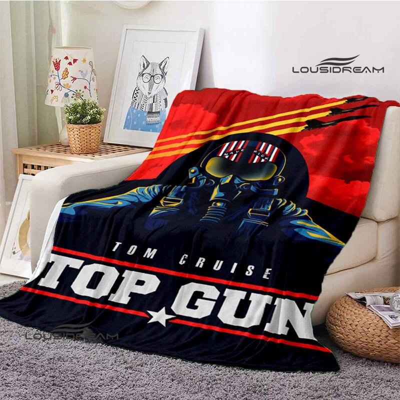 Классический фильм Top Gun Плед Детский теплый и красивый плед Мягкий и удобный плед Подарок на день рождения