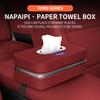 AAAMW1 For Ford Mondeo Focus Explorer Escape Kuga Everest Bronco F-150 Ranger Transit Car-Mounted Leather Tissue Paper Storage Box