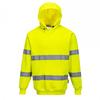 Мужская толстовка с капюшоном B304 Hi-Vis на шнурке