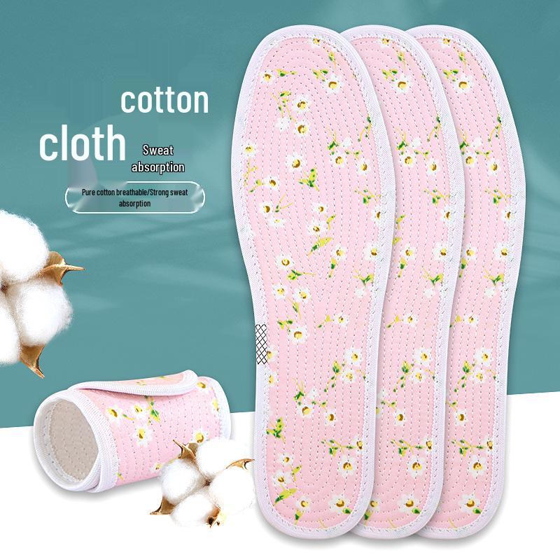 Унисекс Хлопковые Стельки с Влагопоглощающим Эффектом - Устойчивые к Запаху, Настраиваемые, Многослойная Конструкция