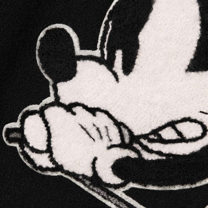 Supreme Число (N)Черная куртка-бомбер Микки Маус в стиле Varsity
