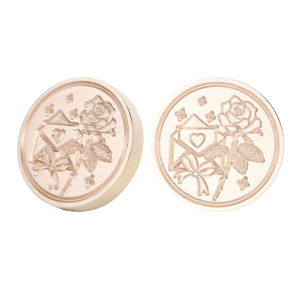 Розарий Ретро печать сургучная печать головка огненная краска для приглашения подпись