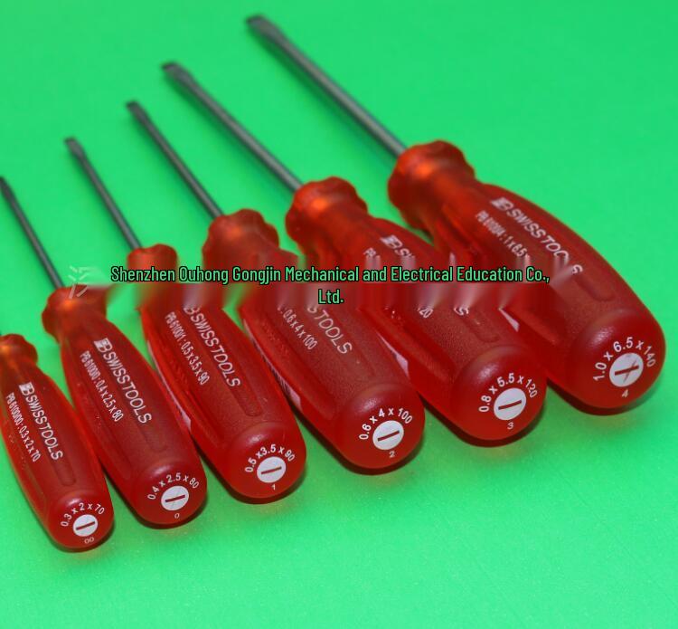 Швейцарская серия 00-6 шлицевых отверток PB Tools 6100