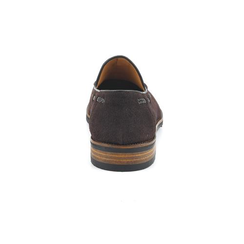 Roshoeman 9006 Новые лоферы-мокасины с кисточкой Daenggi Темно-коричневая замша