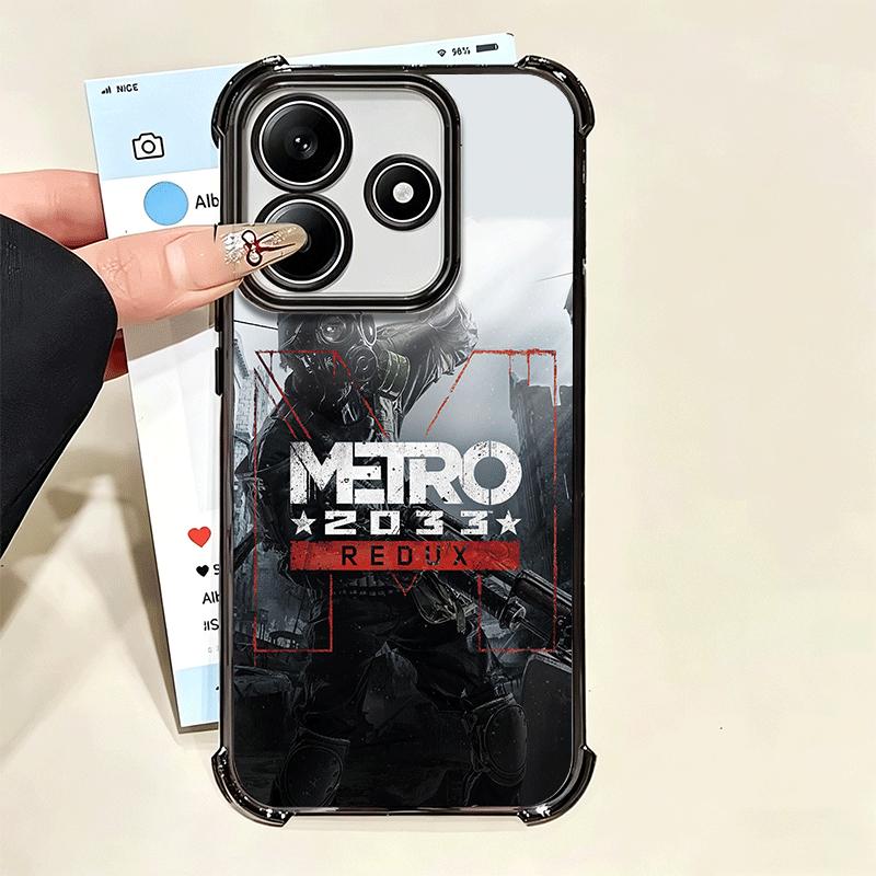 Мягкий чехол для телефона Metro 2033 для Xiaomi Poco X7 X8 Pro Max X6 X5 X3 F8 Ultra F7 M8 M7 M5S Redmi 15C 15A 15 14C 13C 12C 13 12