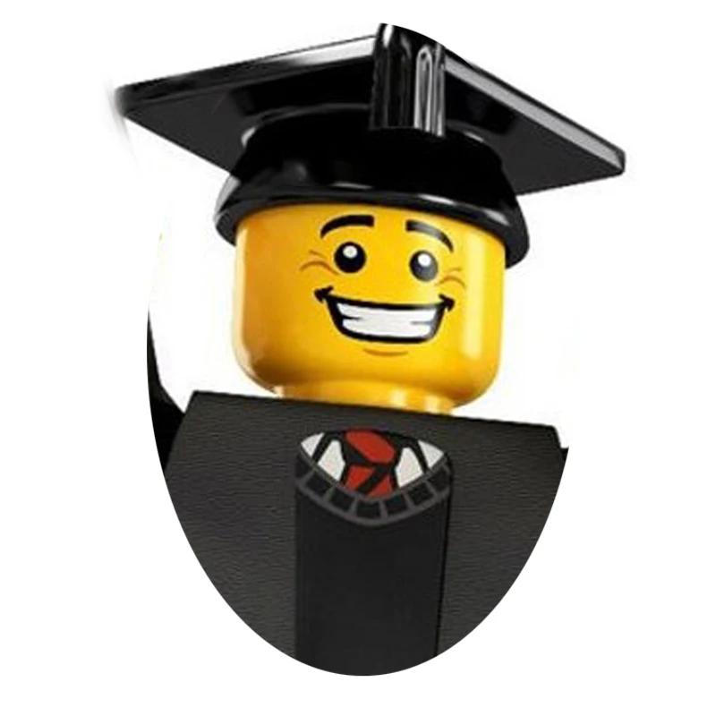 PG8141 Аниме Мультяшная Кукла Конструктор Каваи Банановый Человек Акула Развивающие Игрушки Детский Домашний Подарок Конструктор Приключение