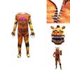 Костюм для косплея Five Nights At Freddy's для детей, мягкая молочная шелковая ткань, сиамский костюм, костюм для Хэллоуина, маскарадный костюм