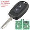 433MHz 2 Buttons Car Remote Key with HU179 Blade Fit for Renault Symbol Trafic Dacia Duster Logan