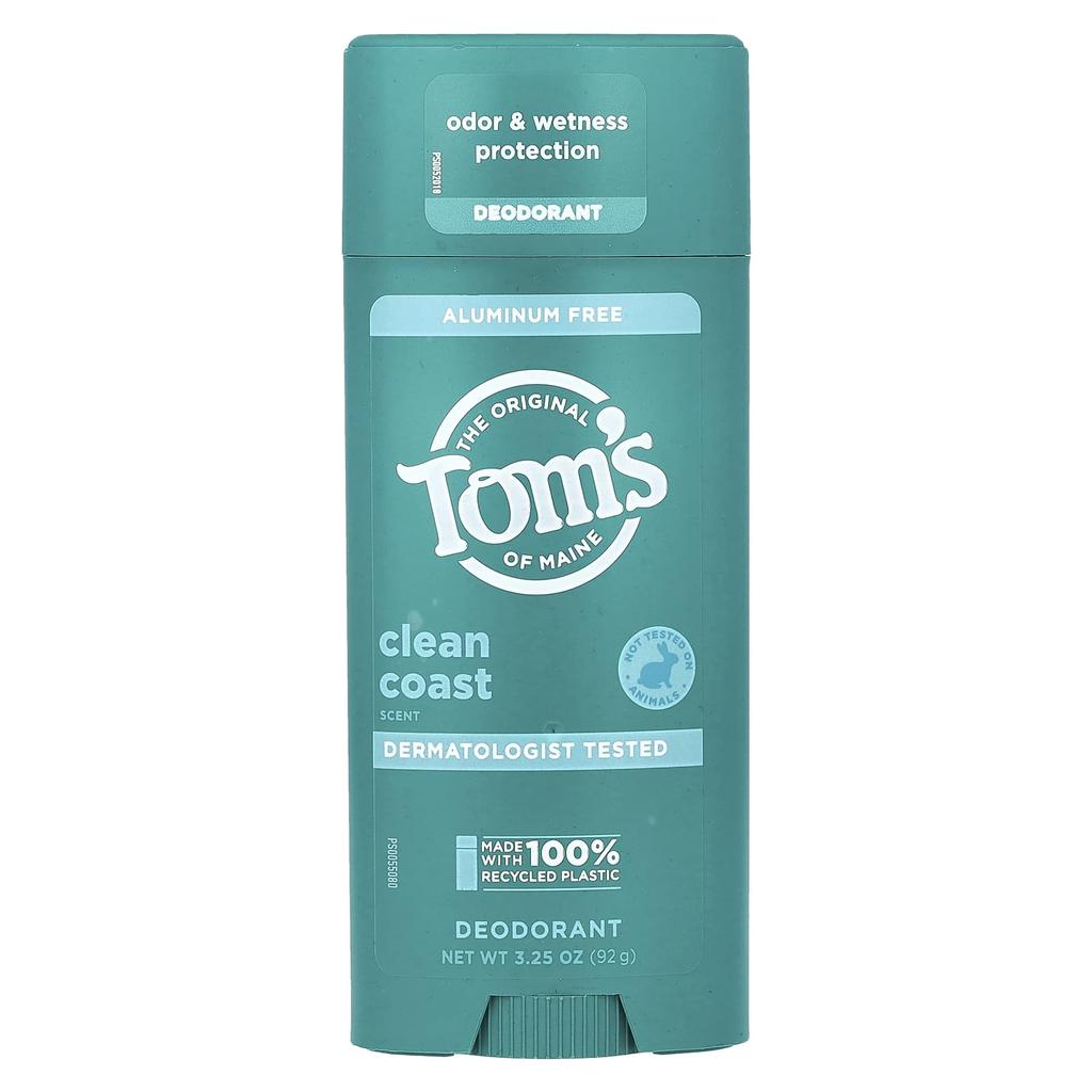 Tom's of Maine Дезодорант без алюминия, Чистый берег, 92 г(3.25 унции)