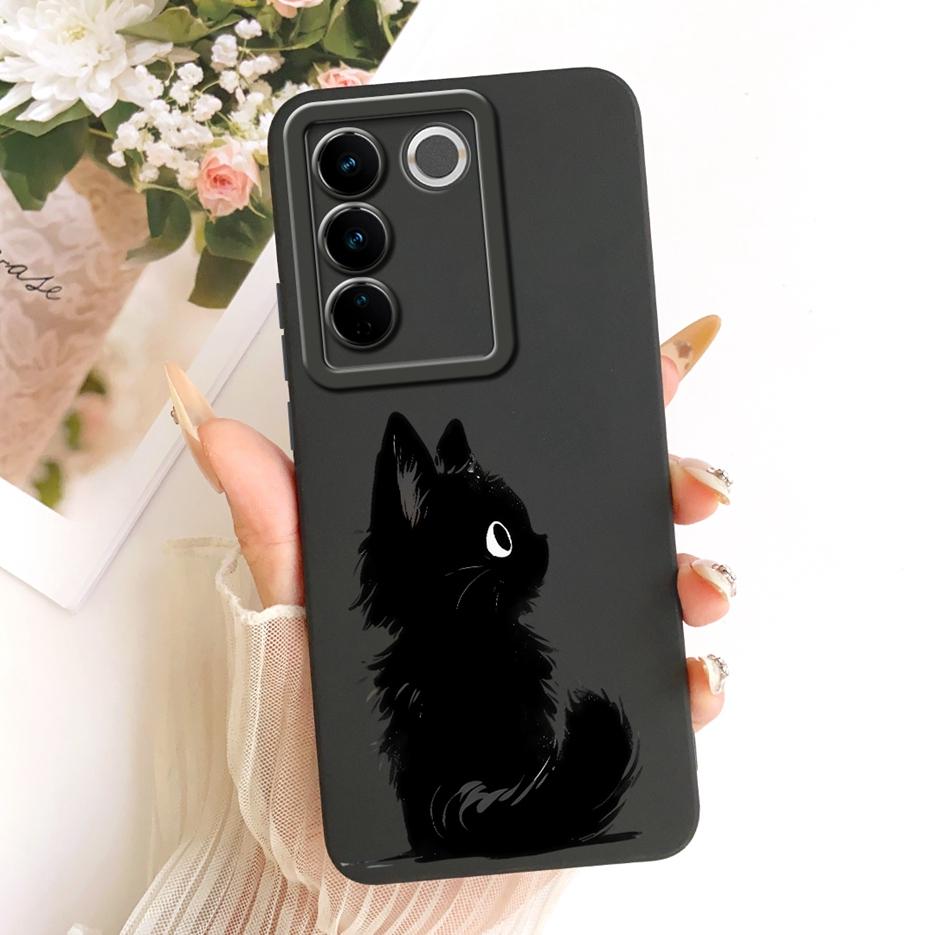 Чехол для Vivo V27 Pro V2230 Крутой Чехол-Обложка с Рисунком Совы и Дракона Ударопрочный Мягкий ТПУ Чехол для Телефона Для Vivo V27e V 27 e VivoV27 Pro Fundas