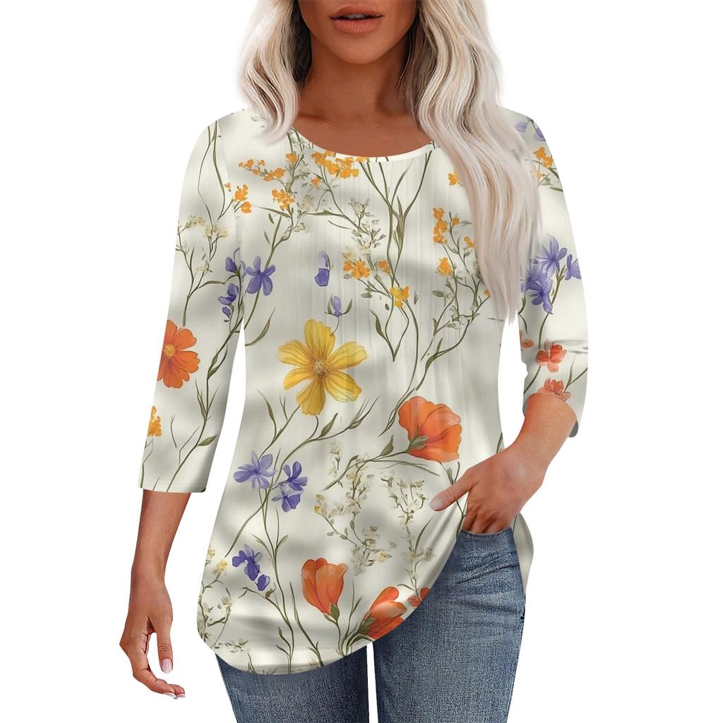 Women's Summer Casual Square Neck Floral Print Dress Sleeveless Dress With Pockets