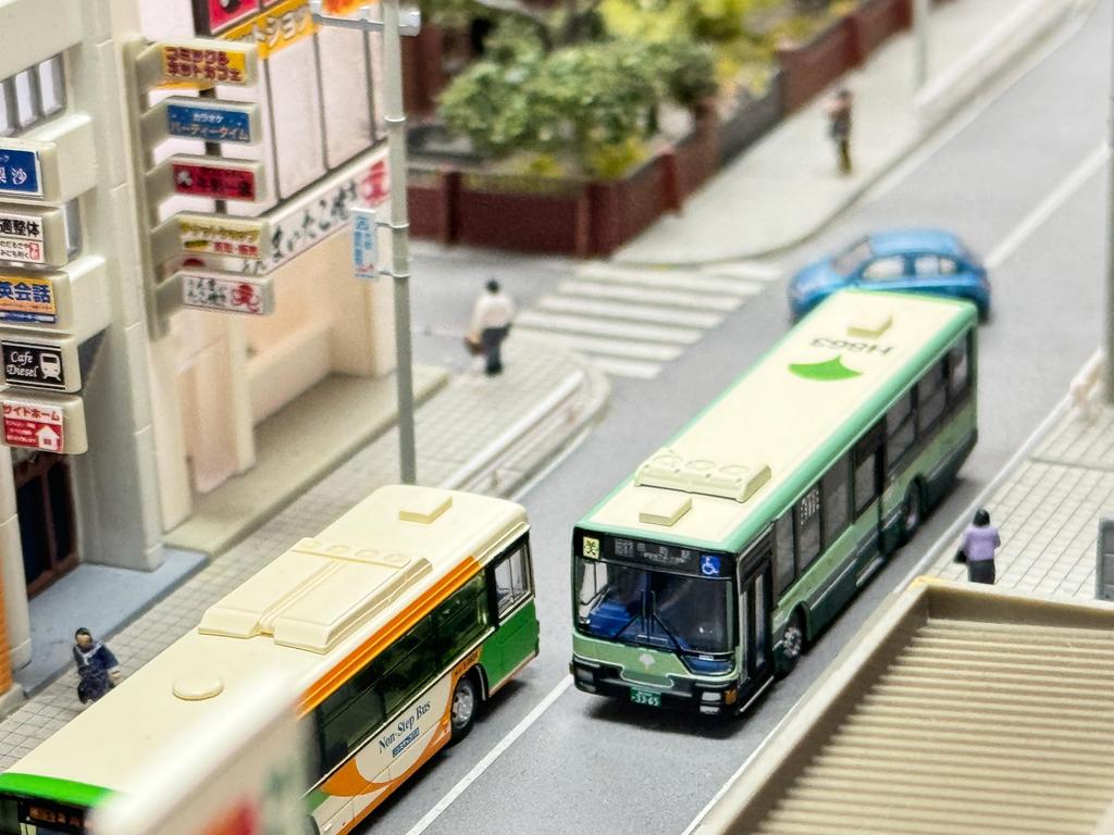 The Bus Collection Bus Collection Tokyo Metropolitan Bureau of Transportation Toei Bus 100th Anniversary First Generation Unified Color Diorama