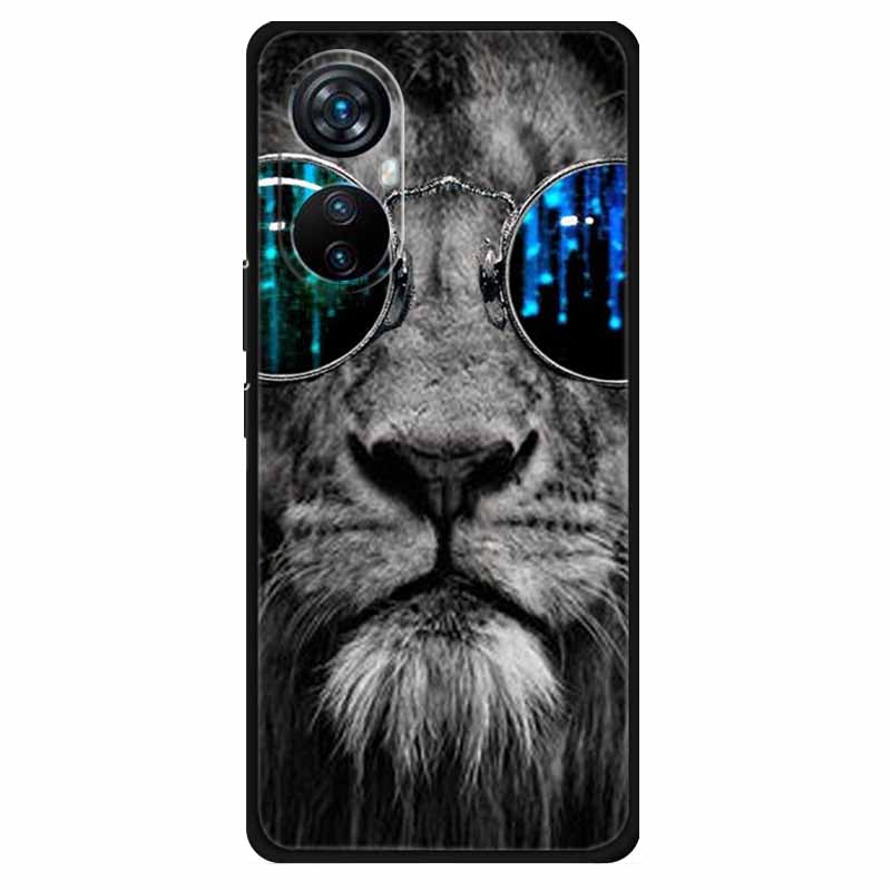 Чехол для Blackview A200 Pro Модный Силиконовый Черный Окрашенный ТПУ Мягкий Чехол для Телефона для Blackview A 200 Pro 6.67 Защитный A200Pro