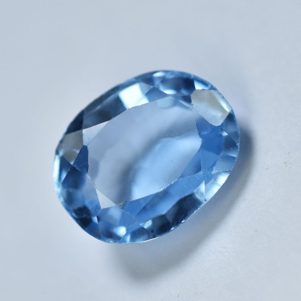 Natural Blue Aquamarine Loose Gemstone Ocean 9.15 ct for Jewelry Making and Gem Collections