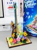 Крутая Электрогитара Со Светом Мелкие Строительные Блоки Цветы Кирпичики Музыкальный Инструмент Конструктор Для Детей Подарки