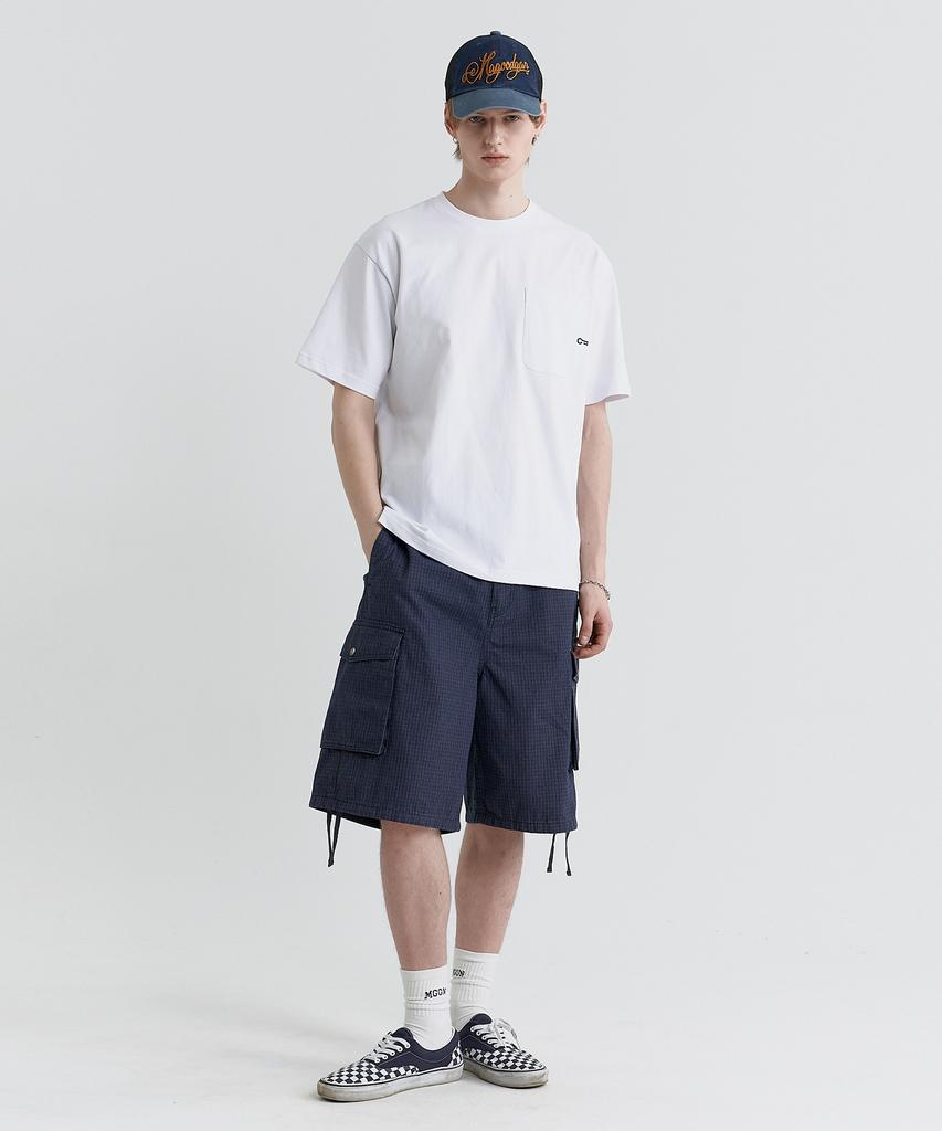 MAGOODGAN Swagver 3593 Футболка с пуговицей Полуприлегающего кроя Короткий рукав Цвет: Кремовый