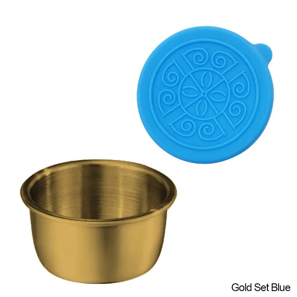 Контейнер для заправки салата объемом 50 мл из нержавеющей стали, небольшой контейнер для приправ с крышками, герметичный, для детей, контейнеры для ланча, коробка