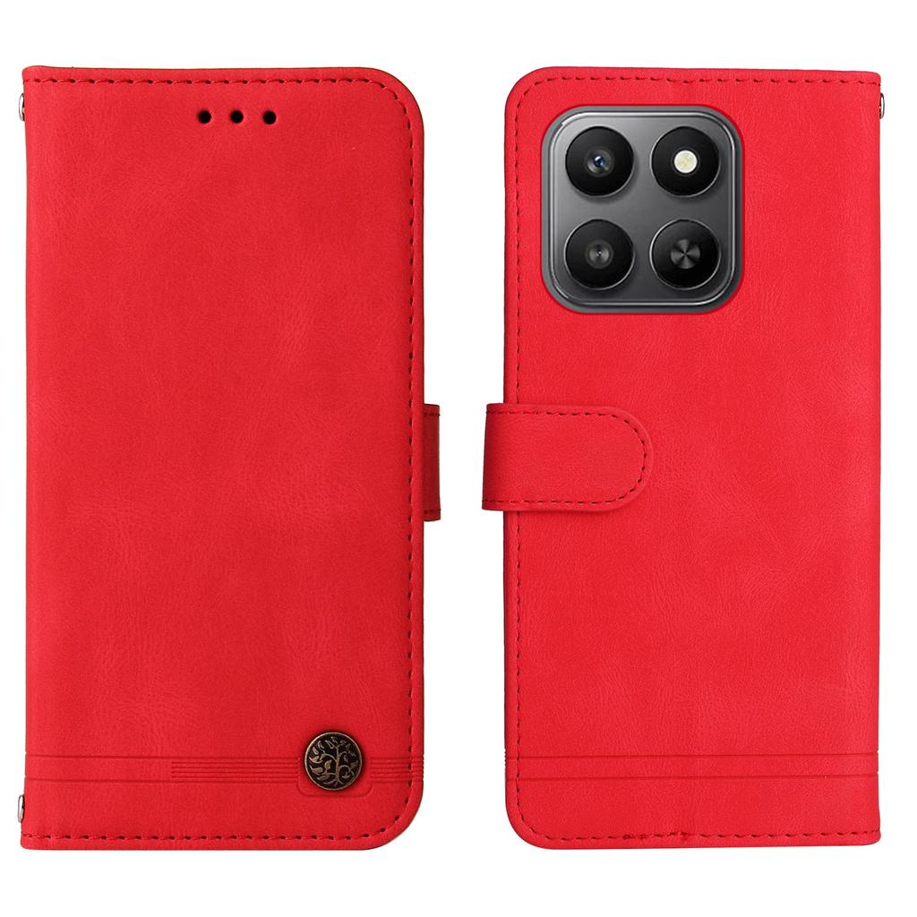 For Honor 400 Smart Leather Wallet Cases Skin Touch Phone Cover Stand with Strap