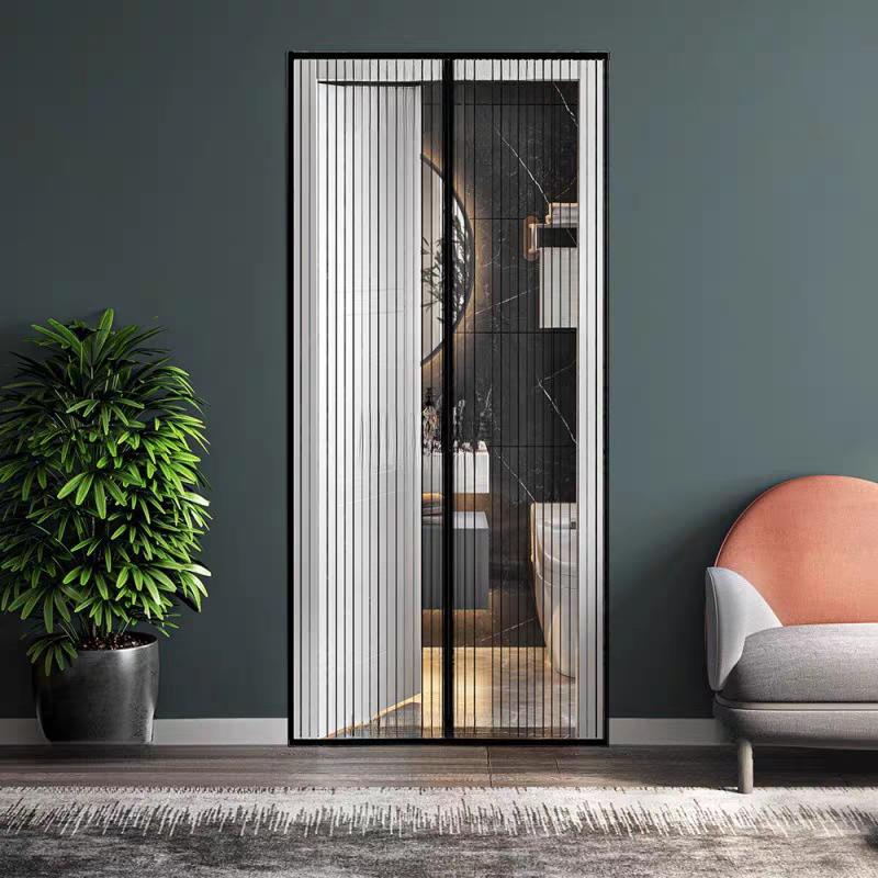 210*90см/210*100смМягкая магнитная шторка на дверь для дома, москитная и вентилируемая шторка-сетка