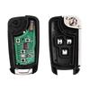 KEYYOU Car Alarm Remote Key For Chevrolet Aveo Cruze Orlando Spark Sail 2/3/4 Buttons 433MHz Fob ID46 Chip With HU100 Blade