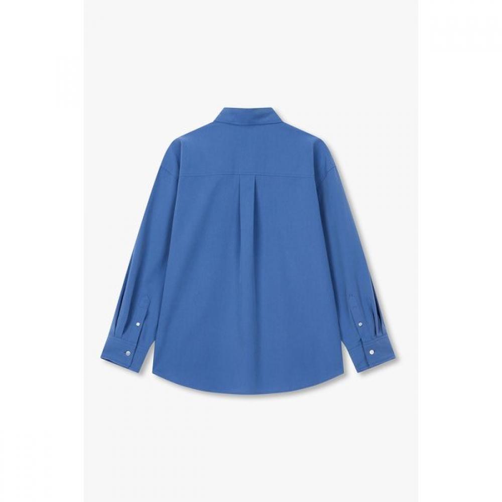 Studio Tomboy Two Way Button Solid Long Sleeve Shirt 9106321105ar