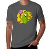 Pickleball Cartoon Pickle Player TShirt Casual Loose Short Sleeve Tee for Unisex