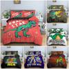 3D Cartoon Dinosaur Pattern Luxury Duvet Cover Bedding Set For Kid's Bedroom King Queen Twin Single Size Home Textile