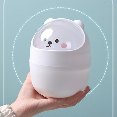 Изысканная корзина для мусора, компактная долговечная практичная компактная мини-настольная корзина для мусора для спальни
