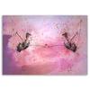 Печать на холсте Балерина Абстракция Розовый