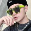 Новые модные солнцезащитные очки женские солнцезащитные очки зеленые интегрированные солнцезащитные очки Xiaohongshu