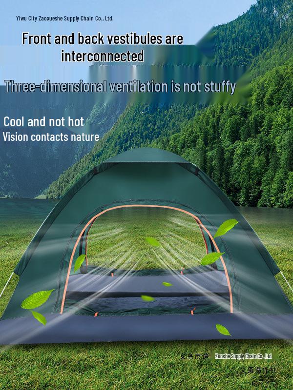 Sun & Insect Protection Tent: Fully Automatic for 2-4 People, Indoor/Outdoor, Adult & Child Friendly